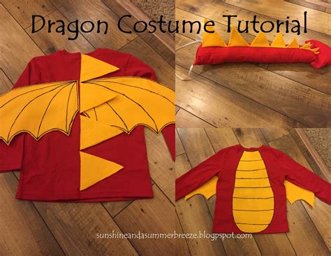 Sunshine And A Summer Breeze Dragon Costume Tutorial