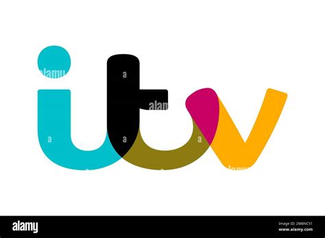 Itv Plc Logo White Background Stock Photo Alamy