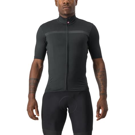 Castelli Maillot Manches Courtes Homme Pro Thermal Mid Light Black