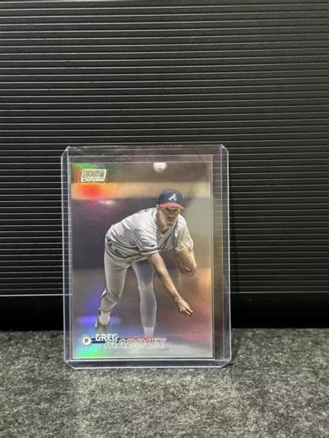 Topps Stadium Club Greg Maddux Chrome R Fracteur Braves Sp