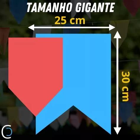 2000 Metros Bandeirinha bandeirola Gigante Festa Junina Tnt Frete grátis