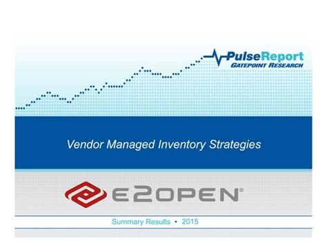 Survey Results Vendor Managed Inventory Strategies Ppt