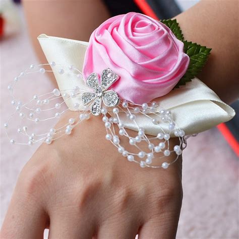 Florashop Hochzeit Braut Corsage Brautjungfer Handgelenk Blume Corsage