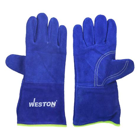 Guantes Soldador Azul C Ref Perico Hilo Kevlar Pieza Empaque C