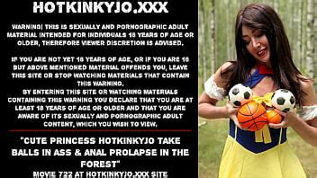 Cute Princess Hotkinkyjo Take Balls In Ass Anal Prolapse In The Forest Xvideos