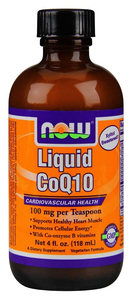 Now Foods Liquid Coq10 100 Mg 4 Fl Oz Vitacost