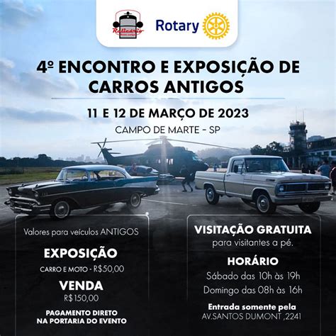 4º Encontro e Exposição de Carros Antigos Campo de Marte SP Revista