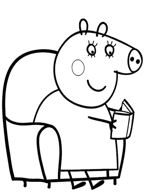 Peppa Pig Para Colorear Pintar E Imprimir