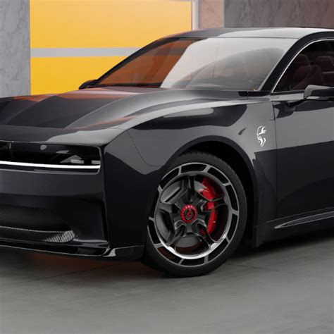 Modelo 3d Dodge Charger Daytona SRT Banshee 2024 With Car Interior