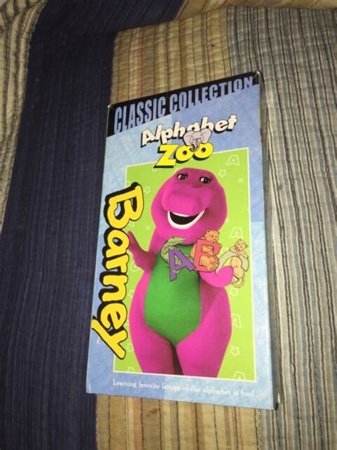 Barney Barneys Alphabet Zoo Vhs 2000 Classic Collection For Sale