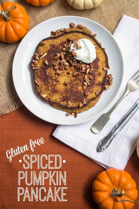 Gluten Free Spiced Pumpkin Pancake Recipe