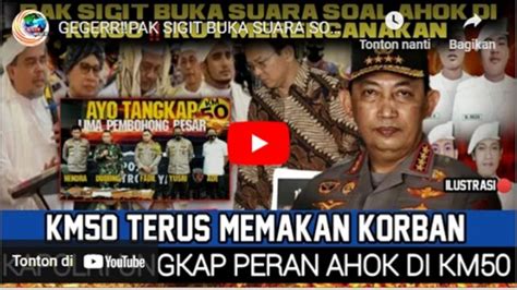 CEK FAKTA Geger Dibongkar Kapolri Ahok Terungkap Ikut Rencanakan