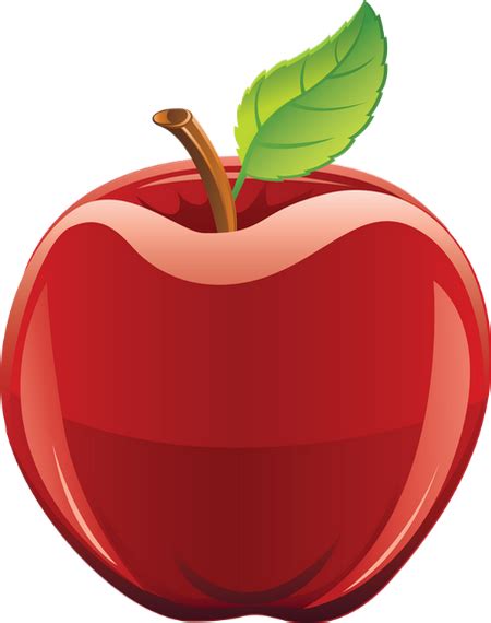 Pomme Rouge Png Dessin Tube Fruit Apple Vector Clipart