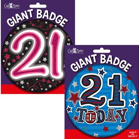 Large Birthday Badge | Cardiff Balloons | Party Accessories