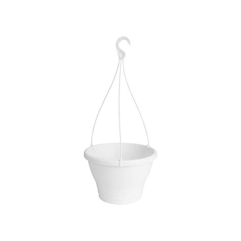 Elho Corsica Suspension 30 Pot De Fleurs Blanc Extérieur Balcon