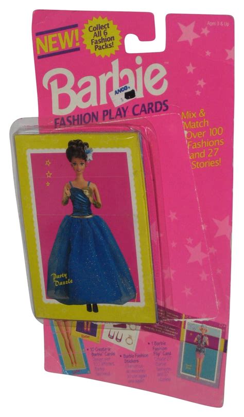 Barbie Party Dazzle 1993 River Group Mix And Match Design Fashion Play Cards