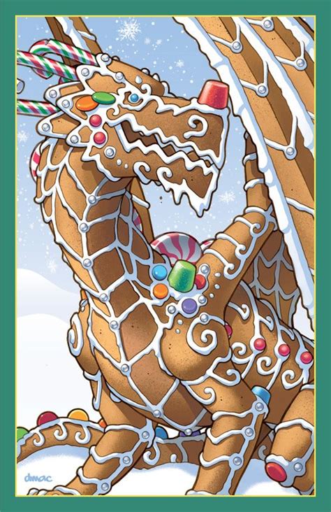 Gingerbread Dragon By D Mac On Deviantart Christmas Dragon Dandd