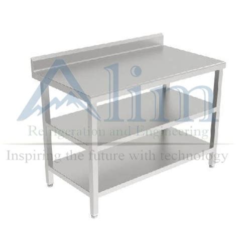 Stainless Steel Shelves Work Table For Hotel Size X X Inch