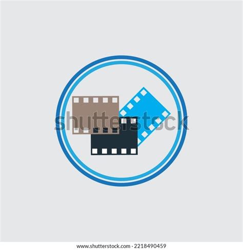 Creative Film Strip Logo Template Vector Stock Vector Royalty Free