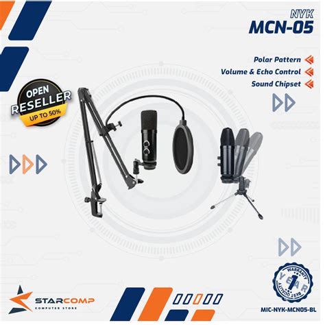 Jual Nyk Nemesis Mcn Mcn Klio Condenser Microphone Shopee