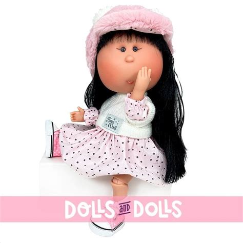 Nines d'Onil doll 30 cm - Mia ARTICULATED - asian with polka dot dress ...