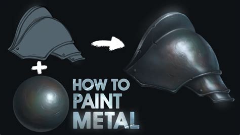 How To Paint Metal Digital Art For Beginners Photoshop Digital