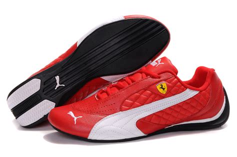 Women's Puma Ferrari Induction Sneakers Red/White | Puma Ferrari ...