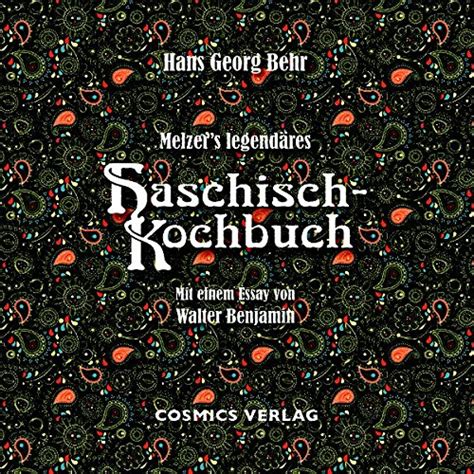 Haschisch Kochbuch By Hans Georg Behr Goodreads