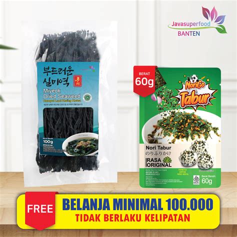 Jual Halal Dried Seaweed Rumput Laut Kering Korea Wakame Miyeok