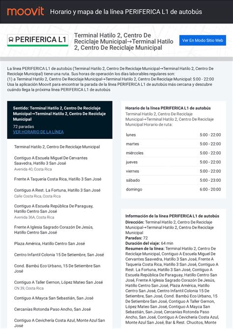 Horario Y Mapa De La Línea PERIFERICA L1 De Autobús DocsLib