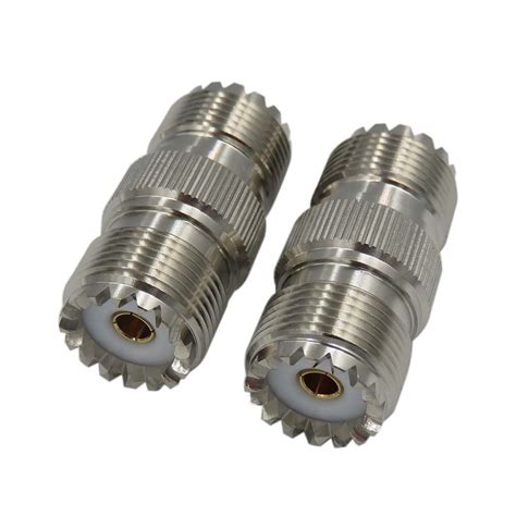 Rf Coaxial Uhf Female To Uhf Female Connector Adaptor China So239 Jack To So239 Jack And Uhf