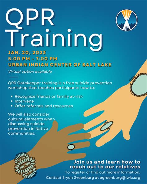 QPR Gatekeeper Training! – Urban Indian Center