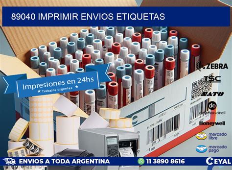 89040 Imprimir Envios Etiquetas Zebra Etiquetadora