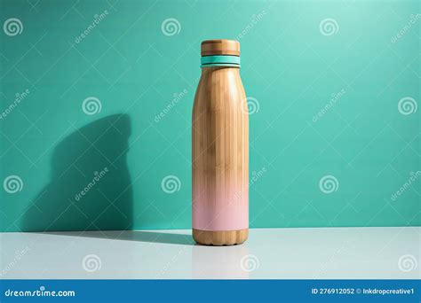 An Eco Friendly Sustainable Water Bottle Made From Bamboo Generative