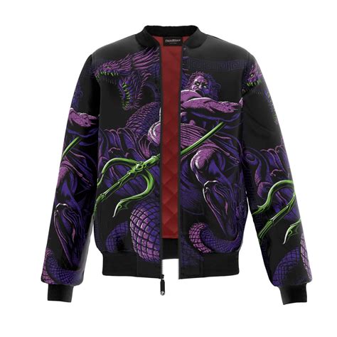 Poseidon Dragon Bomber Jacket Fresh Hoods