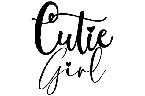 Cutie Girl Svg Graphic By Teeshop · Creative Fabrica