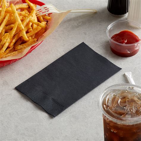 Black Paper Dinner Napkin Choice Ply X Pack