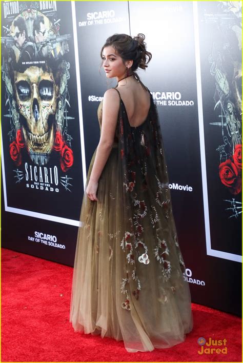 Isabela Moner Stuns In Beautiful Ball Gown At Sicario Day Of The