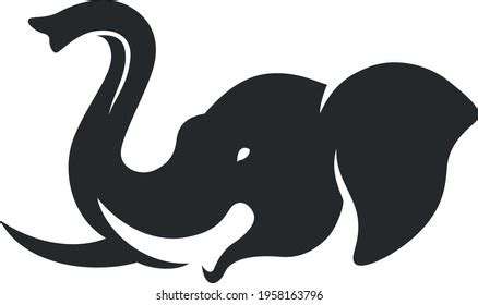 12,060 Elephant Head Silhouette Vector Images, Stock Photos & Vectors ...