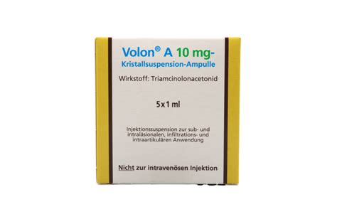 Volon A 10 Mg Kristallsuspension Ampulle Beipackzettel