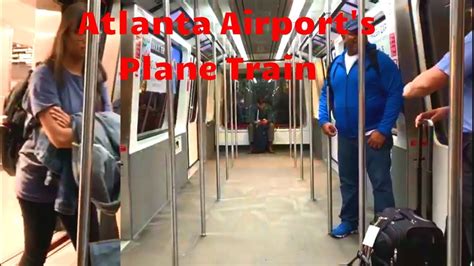 The Plane Train Ride At The Hartsfield Jackson Atlanta International Airport In Atlanta Ga