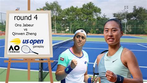 Ons Jabeur Vs Qinwen Zheng US Open 04 09 2023 Gameplay On AO 2