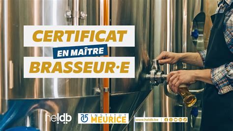 Maître brasseur une formation certifiante en 1 an unique en Belgique