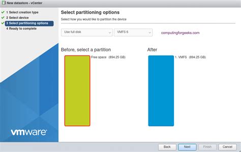 How To Install VCenter 7 Server Appliance On ESXi Host ComputingForGeeks