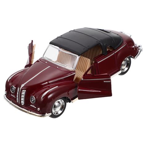 Classic Car Model Decor Antique Home Diecast Cars 1 24 Scale Retro Alloy Decorative Child ...