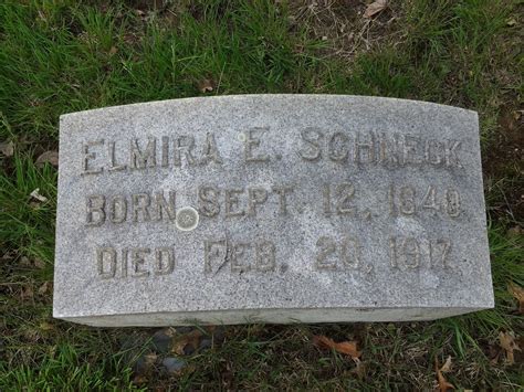 Elmira Elizabeth Koch Schneck (1840-1917) - Mémorial Find a Grave