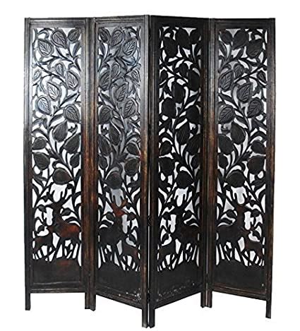 Aarsun Room Divider Wood Partition Room Screen Panel Separator