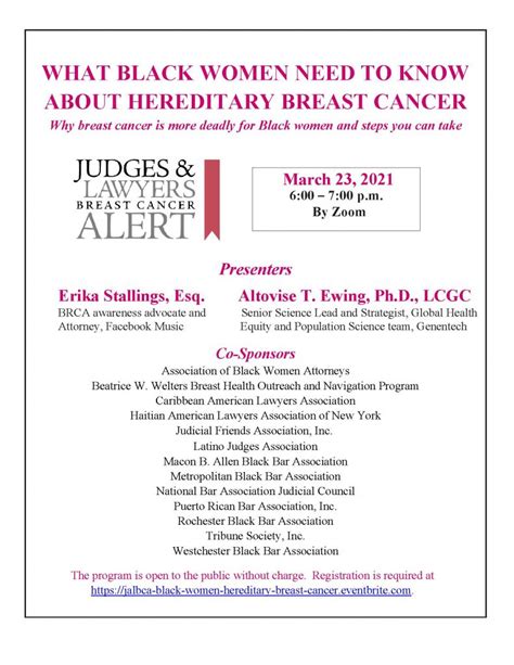 What Black Women Need To Know About Hereditary Breast Cancer Nywba