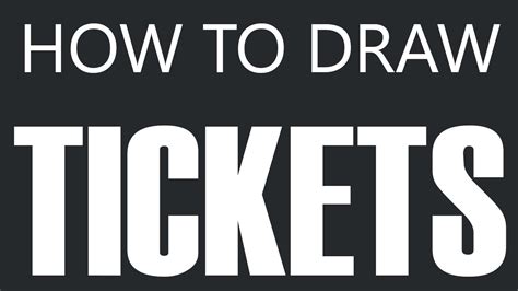 How To Draw Tickets Contest Raffle Tickets Drawing Prize Tickets