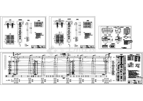 西新河大桥建筑结构施工cad全套图纸仿古建筑土木在线